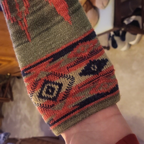 Vintage Polo Ralph Lauren Navajo Cardigan Sweater - Picture 6 of 7